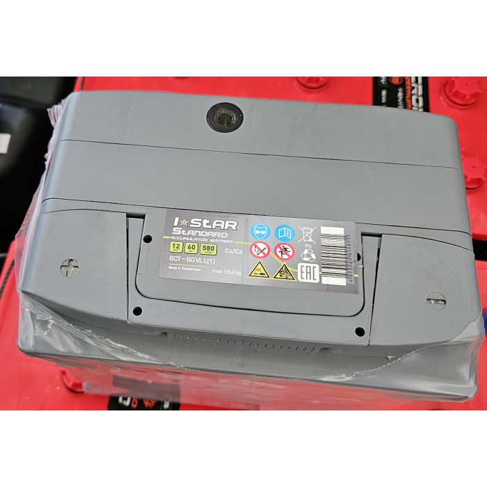 Акумулятор 60Ah I STAR Standard (+/-/) EN580 (15,1кг) 242x175x190