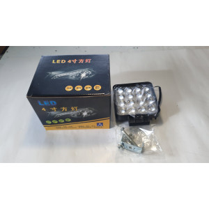 Фара робоча, LED 48W/30 (вузький промінь, квадратний корпус) (вир-во NeuMaster)