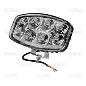 Фара рабочая, LED 64W (12/24В) овал (гибридный луч)