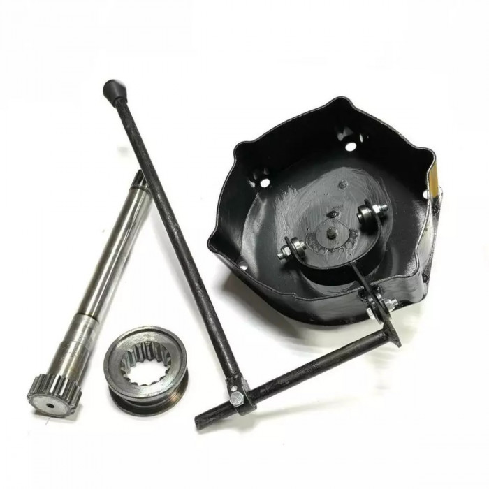 Блокування механічне,кришка діафрагми у зборі з валом і важелем МТЗ (вир-во Україна)