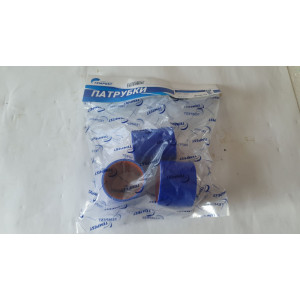 Патрубок турбокомпрессора ТКР-6 Д-245 (к-т 3 шт.) (силикон) (TEMPEST)