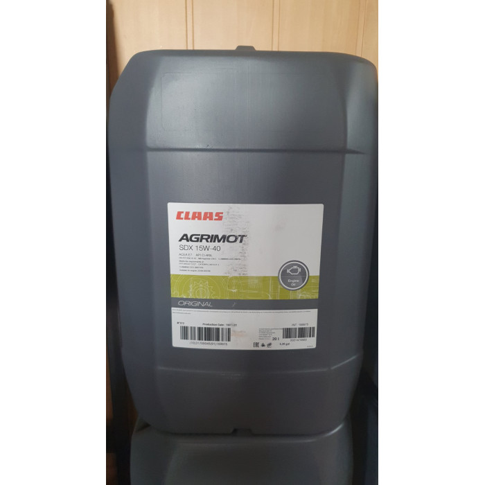 Масло моторное AGRIMOT 15W40 SDX 20L (2710198100) CLAAS