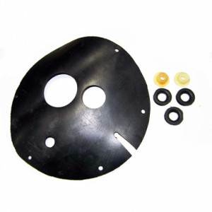 Р/к дозатора полный н/о (диафрагма отв.40мм+втулка рез.3шт, втулка пласт.2шт) ПК-20-02