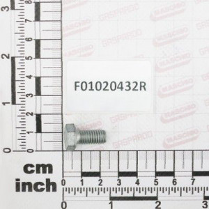 Болт М8х1.25х16 (8.8) ZN (вир-во Gaspardo)