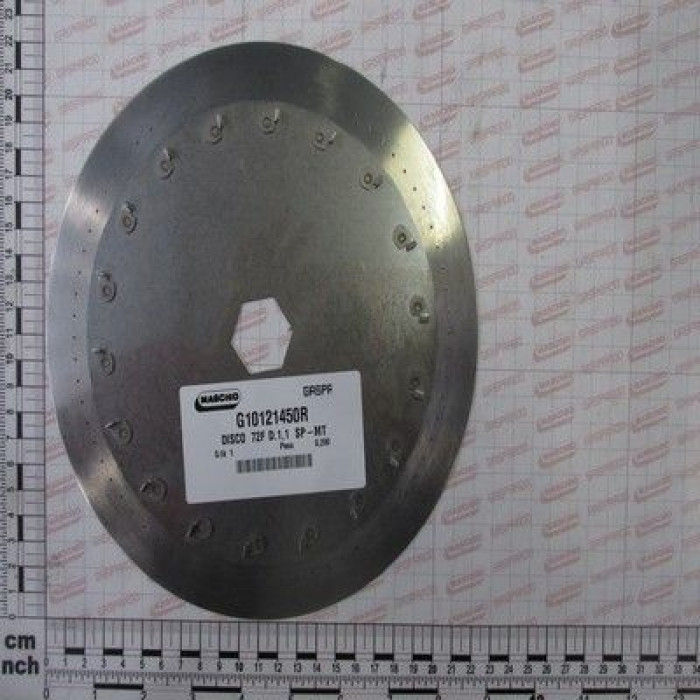 Диск аппарата высевающего (d=1.1 мм 72 отв.)(Рапс, томат) (пр-во Gaspardo)