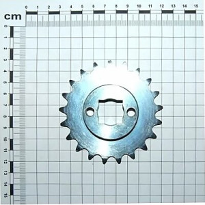 Зірочка (4-гран.20х20) (Z=21 , t=12.7/084-1) редуктора ORIETTA-OLIMPIA (вир-во Gaspardo)