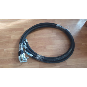 Рукав високого тиску 2SN S=24мм. (М20х1,5) L=1,5м. 330 бар (Г-подібний) (Україна)