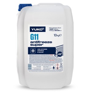 Рідина охолоджуюча ANTIFREEZE -40 Super G11 (синій) (10кг.) (YUKOIL)