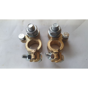 Клемма АКБ 2шт (+/-) латунные ремонтные (под болт) 230 гр. (АВТО-СОЮЗ 88)