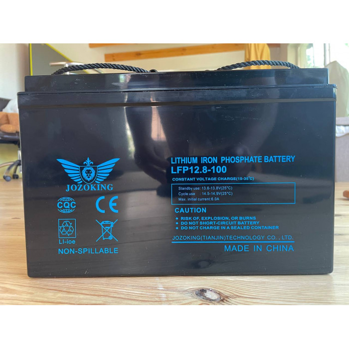 Аккумулятор LITHIUM (LiFePo4) 12V 100Ah (330х171х220) (JOZOKING)